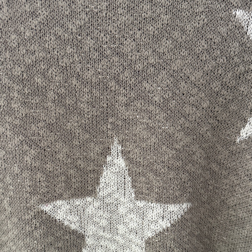 Easel Star Patterned Tan Sweater - Picture 4 of 7